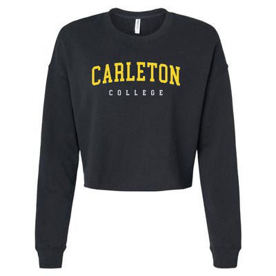 Carleton College Cropped Pullover Crew