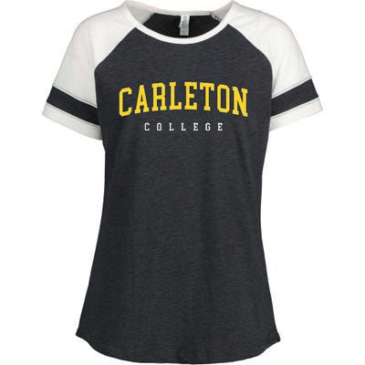 Carleton College Enza Ladies Jersey Colorblock Tee