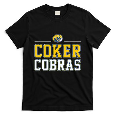 Coker College Cobras Vintage Sports Design T-Shirt