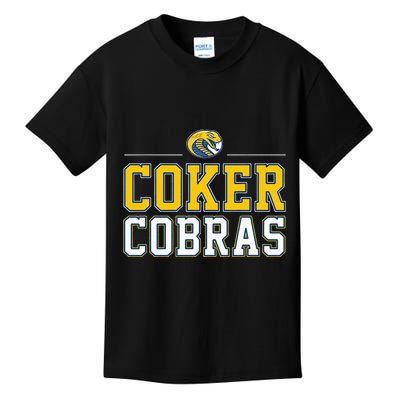 Coker College Cobras Vintage Sports Design Kids T-Shirt