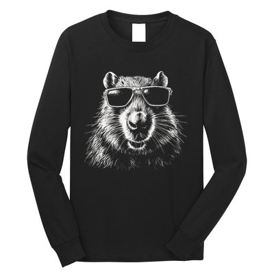 Capybara Capybara Capybara Long Sleeve Shirt