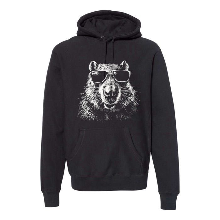 Capybara Capybara Capybara Premium Hoodie