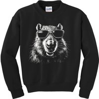 Capybara Capybara Capybara Kids Sweatshirt