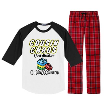 Cousin Chaos Coordinator Building Memories Raglan Sleeve Pajama Set