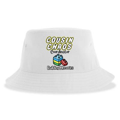 Cousin Chaos Coordinator Building Memories Sustainable Bucket Hat