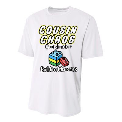 Cousin Chaos Coordinator Building Memories Performance Sprint T-Shirt