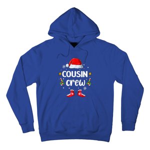 Cousin Crew Christmas Family Squad Naughty Matching Santa Cool Gift Hoodie