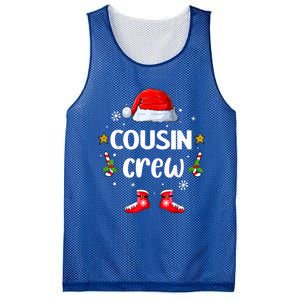 Cousin Crew Christmas Family Squad Naughty Matching Santa Cool Gift Mesh Reversible Basketball Jersey Tank