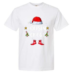 Cousin Crew Christmas Family Squad Naughty Matching Santa Cool Gift Garment-Dyed Heavyweight T-Shirt