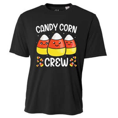 Candy Corn Crew Halloween Costume Friends Gift Cooling Performance Crew T-Shirt