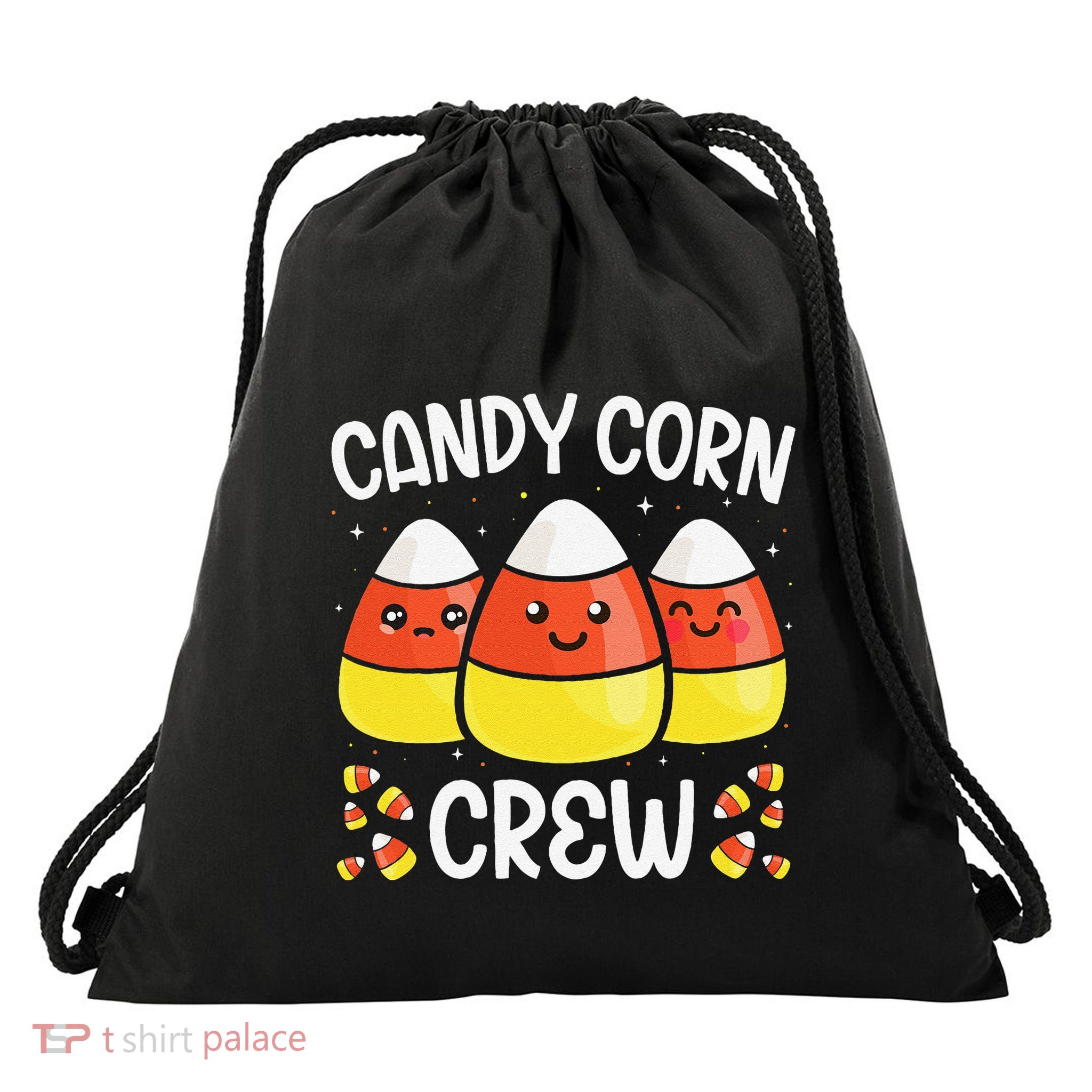 Candy Corn Crew Halloween Costume Friends Gift Drawstring Bag