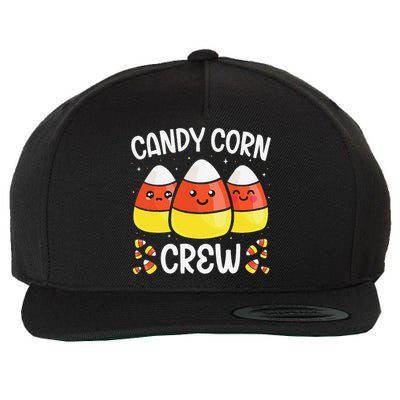 Candy Corn Crew Halloween Costume Friends Gift Wool Snapback Cap