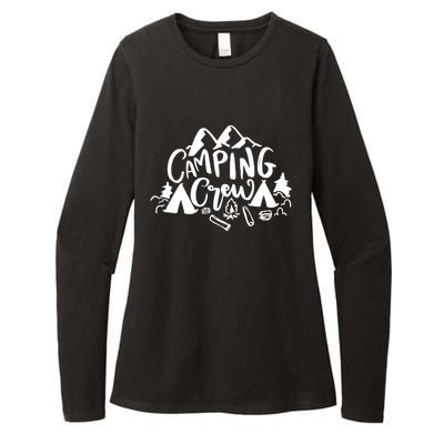 Camping Crew Camp Trip For Campers Womens CVC Long Sleeve Shirt