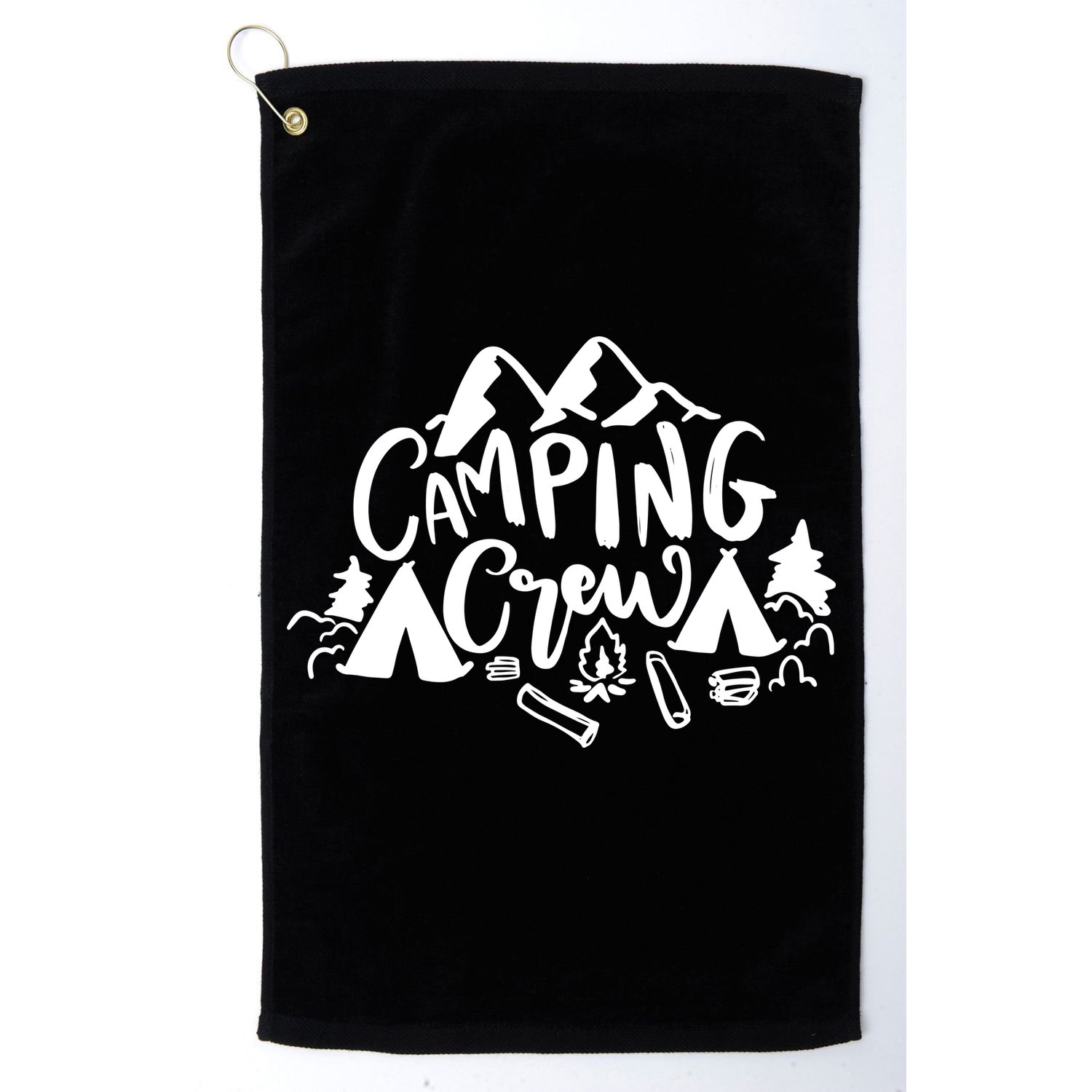 Camping Crew Camp Trip For Campers Golf Towel