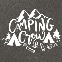 Camping Crew Camp Trip For Campers Cotton Canvas Backpack