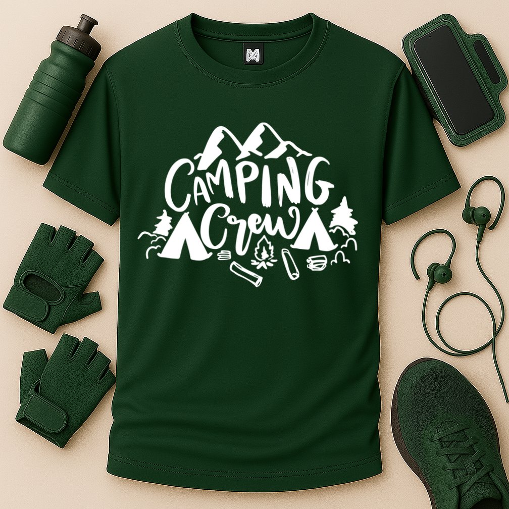 Camping Crew Camp Trip For Campers Cooling Performance Crew T-Shirt