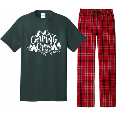 Camping Crew Camp Trip For Campers Pajama Set