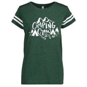 Camping Crew Camp Trip For Campers Enza Ladies Jersey Football T-Shirt