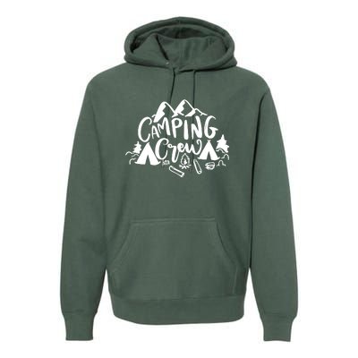 Camping Crew Camp Trip For Campers Premium Hoodie