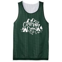 Camping Crew Camp Trip For Campers Mesh Reversible Basketball Jersey Tank