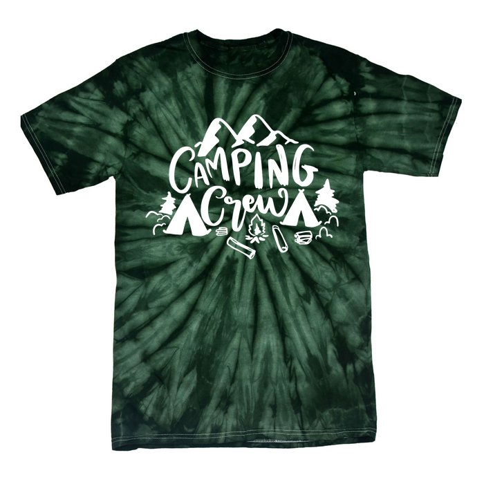 Camping Crew Camp Trip For Campers Tie-Dye T-Shirt