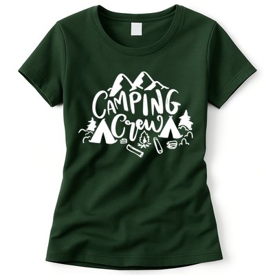 Camping Crew Camp Trip For Campers Womens T-Shirt