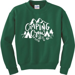 Camping Crew Camp Trip For Campers Kids Sweatshirt