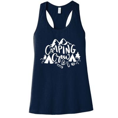 Camping Crew Camp Trip For Campers Women's Racerback Tank