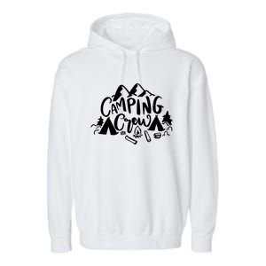 Camping Crew Camp Trip For Campers Garment-Dyed Fleece Hoodie