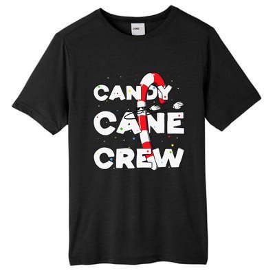 Candy Cane Crew Funny Christmas Candy Lover Dancing Candy Tall Fusion ChromaSoft Performance T-Shirt