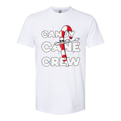 Candy Cane Crew Funny Christmas Candy Lover Dancing Candy Softstyle® CVC T-Shirt