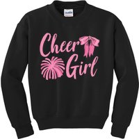 Cheer Cheerleader  Cheering Practice Cheerleading Kids Sweatshirt