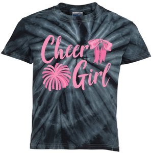 Cheer Cheerleader  Cheering Practice Cheerleading Kids Tie-Dye T-Shirt