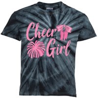 Cheer Cheerleader  Cheering Practice Cheerleading Kids Tie-Dye T-Shirt