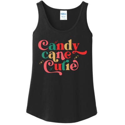 Candy Cane Cutie Funny Christmas Boy Girls Xmas Pajama Ladies Essential Tank