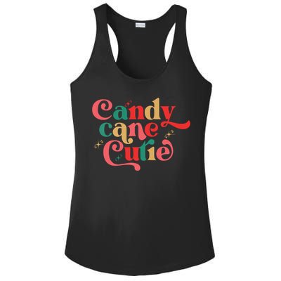 Candy Cane Cutie Funny Christmas Boy Girls Xmas Pajama Ladies PosiCharge Competitor Racerback Tank