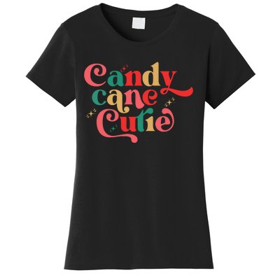 Candy Cane Cutie Funny Christmas Boy Girls Xmas Pajama Women's T-Shirt