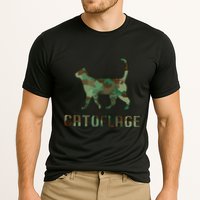 Camo Cat Catoflage Funny Cat Lover Cute Kitten Meow Cats Cooling Performance Crew T-Shirt