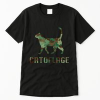 Camo Cat Catoflage Funny Cat Lover Cute Kitten Meow Cats Tall T-Shirt