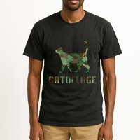 Camo Cat Catoflage Funny Cat Lover Cute Kitten Meow Cats Tall T-Shirt