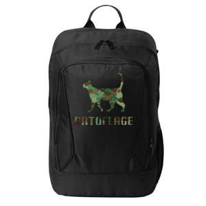 Camo Cat Catoflage Funny Cat Lover Cute Kitten Meow Cats City Backpack