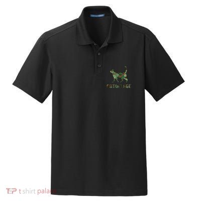 Camo Cat Catoflage Funny Cat Lover Cute Kitten Meow Cats Dry Zone Grid Polo