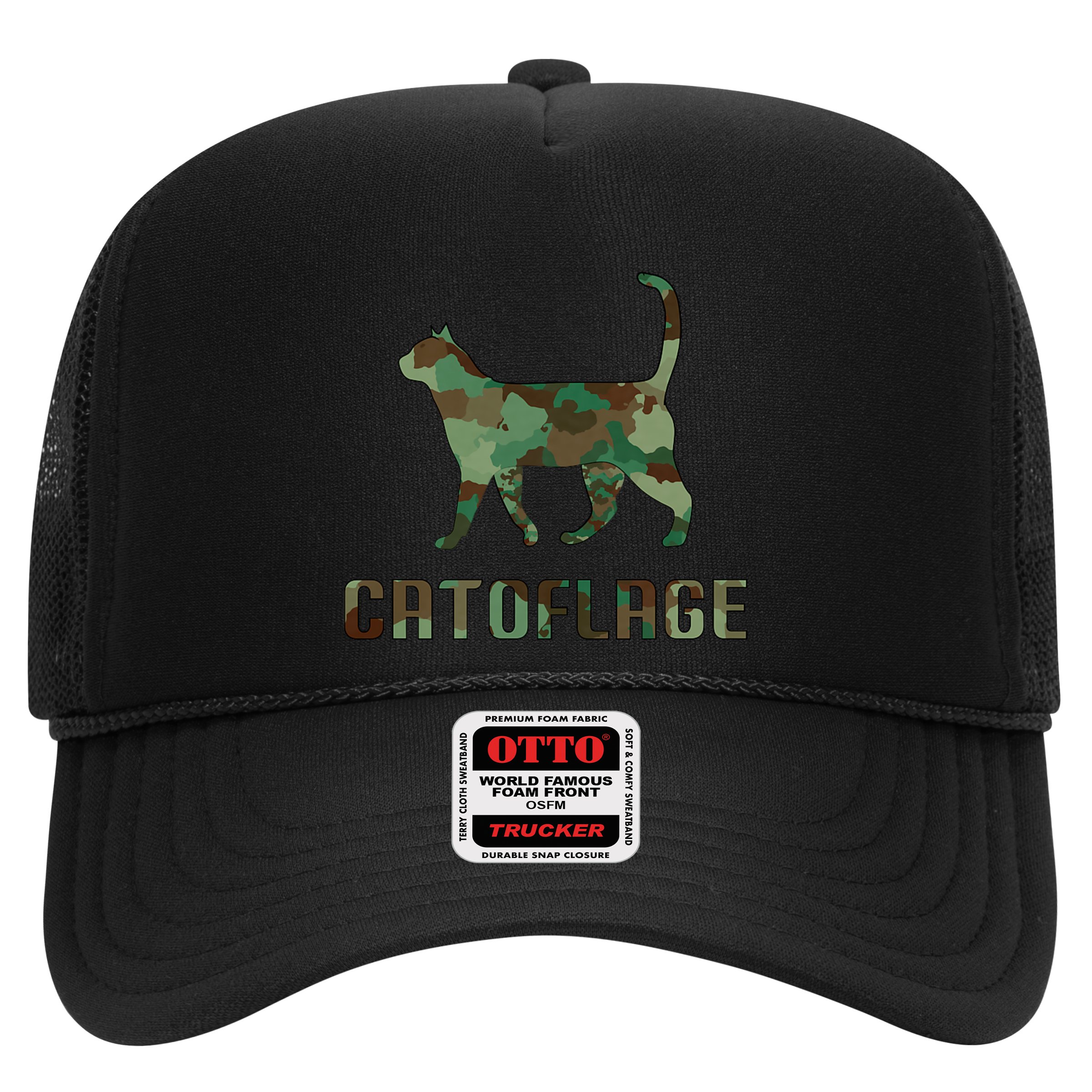 Camo Cat Catoflage Funny Cat Lover Cute Kitten Meow Cats Hat