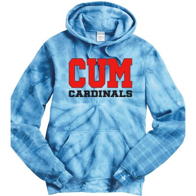 Cum C.A.R.D.I.N.A.L.S Christian University Michigan Tie Dye Hoodie