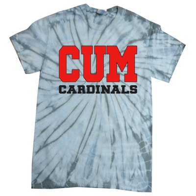 Cum C.A.R.D.I.N.A.L.S Christian University Michigan Tie-Dye T-Shirt