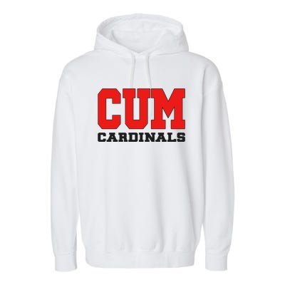 Cum C.A.R.D.I.N.A.L.S Christian University Michigan Garment-Dyed Fleece Hoodie