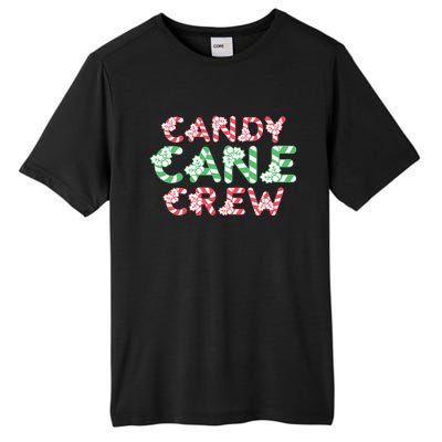 Candy Cane Crew Christmas Sweets Family Matching Costume Great Gift Tall Fusion ChromaSoft Performance T-Shirt