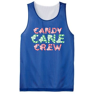 Candy Cane Crew Christmas Sweets Family Matching Costume Great Gift Mesh Reversible Basketball Jersey Tank