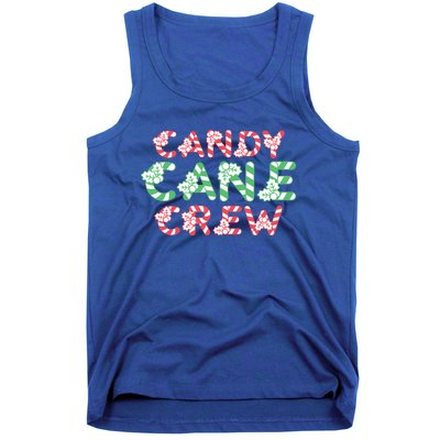 Candy Cane Crew Christmas Sweets Family Matching Costume Great Gift Tank Top