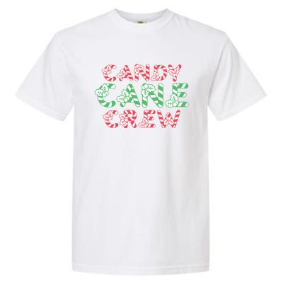 Candy Cane Crew Christmas Sweets Family Matching Costume Great Gift Garment-Dyed Heavyweight T-Shirt